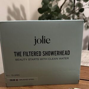 Jolie Filtered Showerhead - Brushed Steel